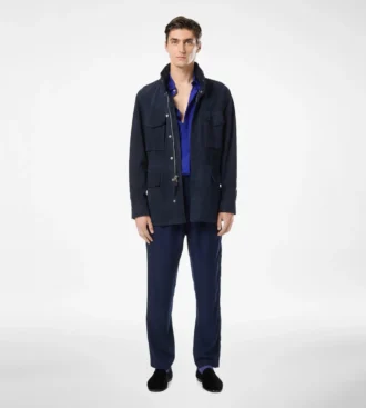 Leichte Wildleder-Feldjacke