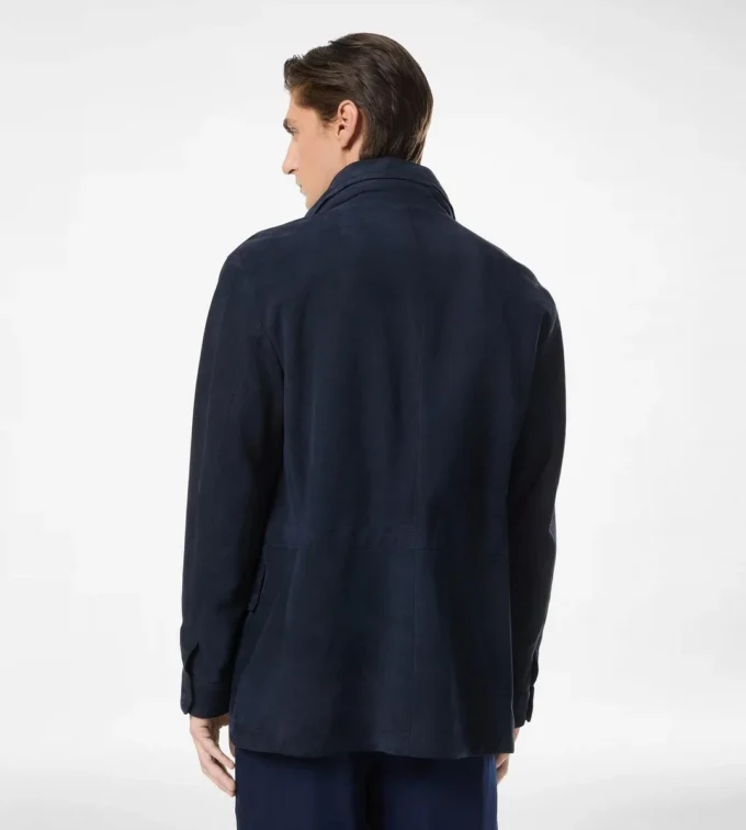 Leichte Wildleder-Feldjacke