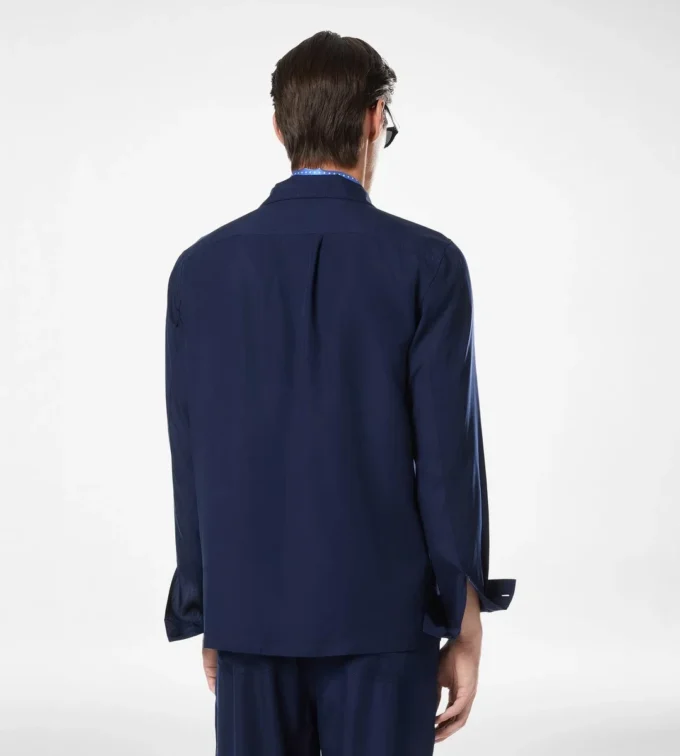 Leichtes Pyjamahemd aus Lyocell Leichtes Pyjamahemd aus Lyocell