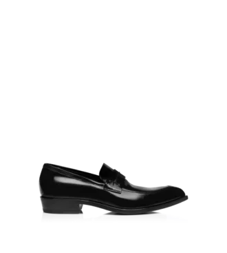 Loafer aus gebürstetem Leder