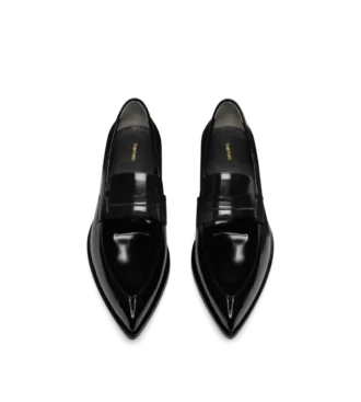 Loafer aus gebürstetem Leder