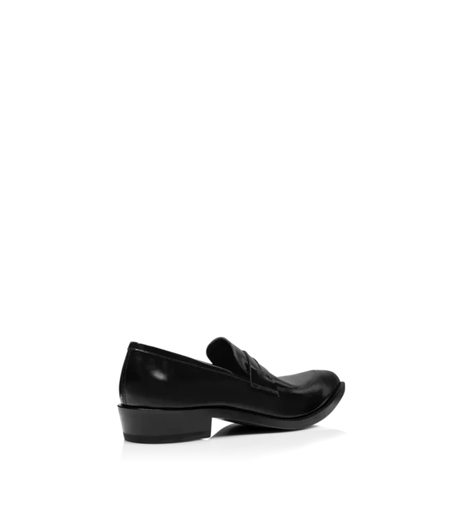 Loafer aus gebürstetem Leder Loafer aus gebürstetem Leder