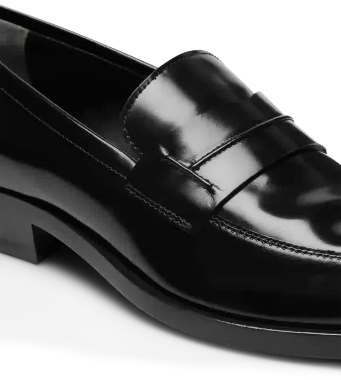 Loafer aus gebürstetem Leder Loafer aus gebürstetem Leder