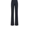 Maßgeschneiderte Denim-Hose mit ausgestelltem Bein