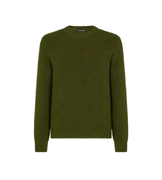 Merino-Halbcardigan mit Rundhalsausschnitt