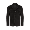 Militärjacke aus Kaschmir-Wildleder