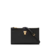 Mini-Tasche aus naturbelassenem Leder mit Vorhängeschloss und Riemen Mini-Tasche aus naturbelassenem Leder mit Vorhängeschloss und Riemen