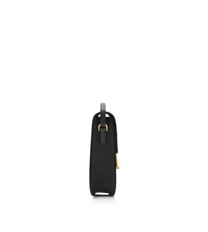 Mini-Tasche Tara aus genarbtem Leder mit Riemen Mini-Tasche Tara aus genarbtem Leder mit Riemen