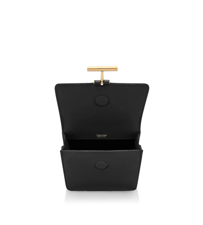 Mini-Tasche Tara aus genarbtem Leder mit Riemen Mini-Tasche Tara aus genarbtem Leder mit Riemen