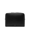 Minimalistische Laptoptasche aus genarbtem Leder