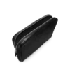 Minimalistische Laptoptasche aus genarbtem Leder