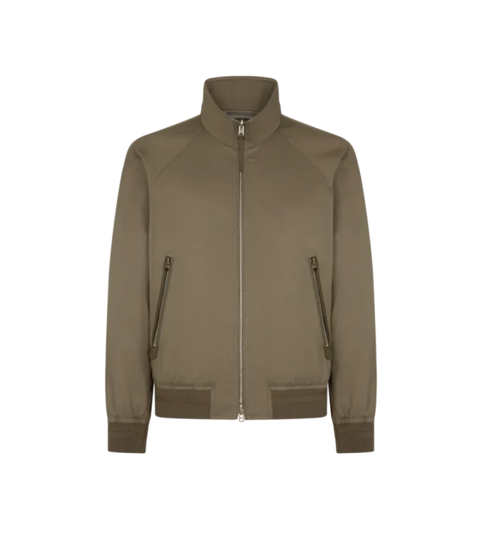 Mit Kaschmir gefütterte Blousonjacke