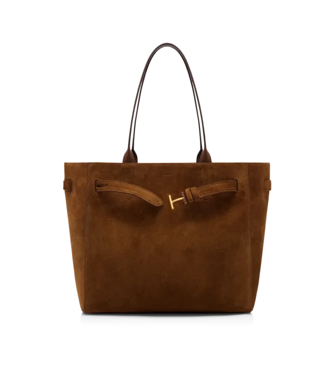 Mittelgroße Audrey-Tasche aus Wildleder Mittelgroße Audrey-Tasche aus Wildleder