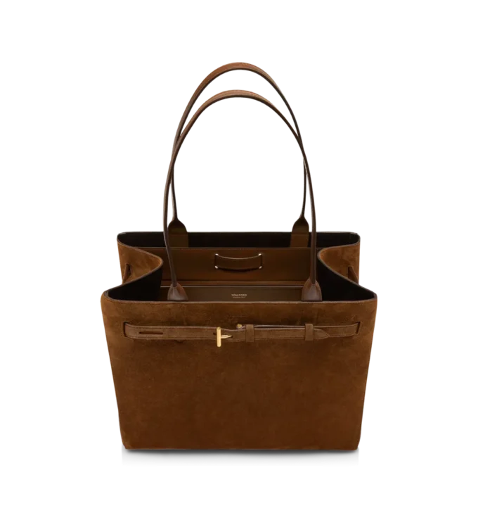 Mittelgroße Audrey-Tasche aus Wildleder Mittelgroße Audrey-Tasche aus Wildleder