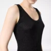 Mittellanges Tanktop-Kleid mit Mikro-Paillettenverzierung Mittellanges Tanktop-Kleid mit Mikro-Paillettenverzierung