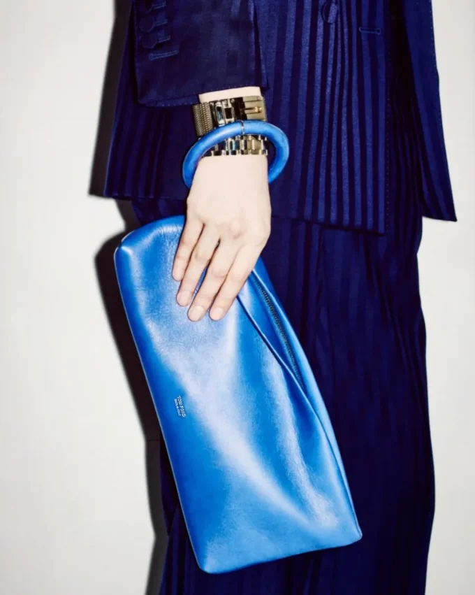 Nappa-Leder-Clutch „Aura” Nappa-Leder-Clutch „Aura”