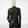 Nappa-Racerjacke mit Dampfbehandlung Nappa-Racerjacke mit Dampfbehandlung