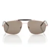 Navigator-Sonnenbrille aus Titan und Horn Navigator-Sonnenbrille aus Titan und Horn