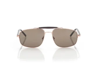 Navigator-Sonnenbrille aus Titan und Horn