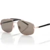 Navigator-Sonnenbrille aus Titan und Horn Navigator-Sonnenbrille aus Titan und Horn