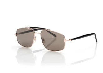 Navigator-Sonnenbrille aus Titan und Horn