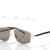 Navigator-Sonnenbrille aus Titan und Horn Navigator-Sonnenbrille aus Titan und Horn