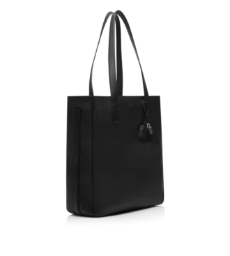 North South Tote aus Naturleder