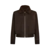 Nubuck-Lammfell-Fliegerjacke Nubuck-Lammfell-Fliegerjacke