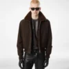 Nubuck-Lammfell-Fliegerjacke Nubuck-Lammfell-Fliegerjacke