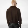 Nubuck-Lammfell-Fliegerjacke Nubuck-Lammfell-Fliegerjacke