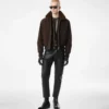 Nubuck-Lammfell-Fliegerjacke Nubuck-Lammfell-Fliegerjacke