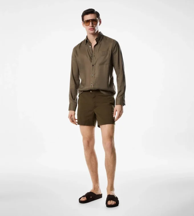 Nylon-Badeshorts