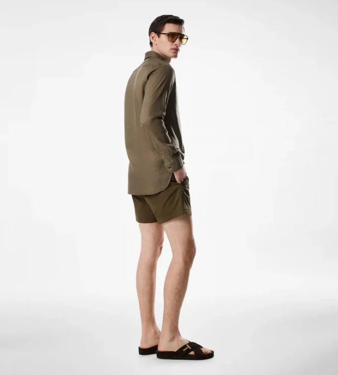 Nylon-Badeshorts