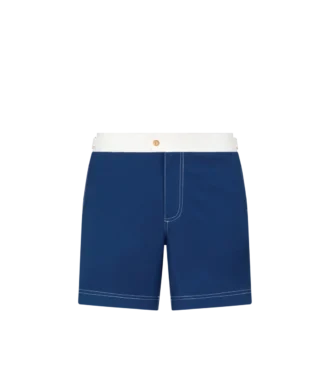 Nylon-Badeshorts mit Kontrast