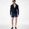 Nylon-Badeshorts mit Kontrast