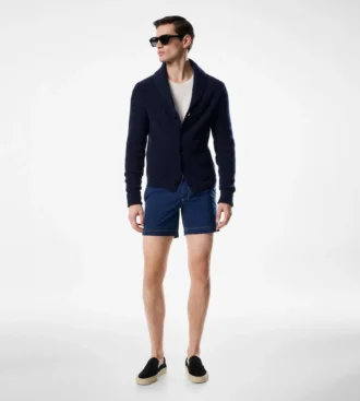 Nylon-Badeshorts mit Kontrast