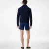 Nylon-Badeshorts mit Kontrast