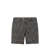 Nylon-Badeshorts mit mittelgroßem Punktmuster