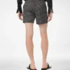 Nylon-Badeshorts mit mittelgroßem Punktmuster