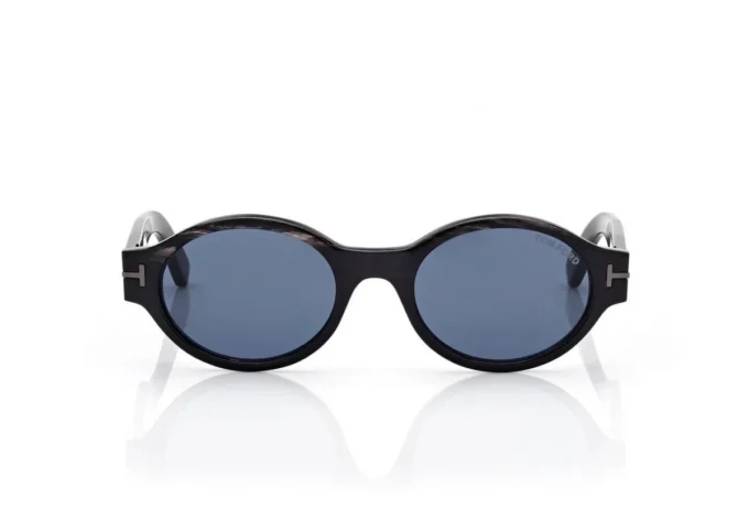Ovale Horn-Sonnenbrille Ovale Horn-Sonnenbrille