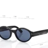 Ovale Horn-Sonnenbrille Ovale Horn-Sonnenbrille