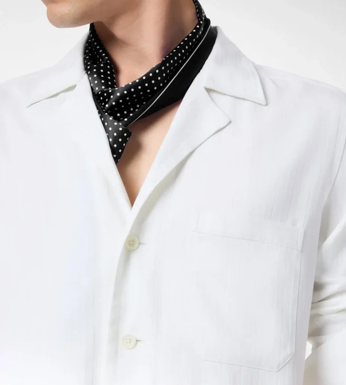 Overshirt mit Fischgrätenstreifen Overshirt mit Fischgrätenstreifen