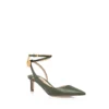Padlock Slingback aus Wildleder mit Eidechsenoptik Padlock Slingback aus Wildleder mit Eidechsenoptik