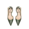 Padlock Slingback aus Wildleder mit Eidechsenoptik Padlock Slingback aus Wildleder mit Eidechsenoptik