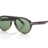Pilot Horn Sonnenbrille