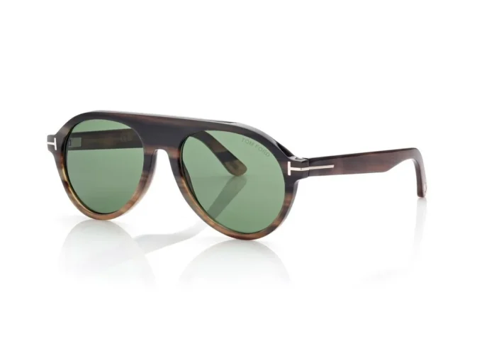 Pilot Horn Sonnenbrille
