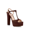 Plateausandale Angelina aus Wildleder Plateausandale Angelina aus Wildleder