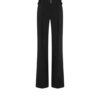 Plissierte Seidenhose mit weitem Bein Plissierte Seidenhose mit weitem Bein