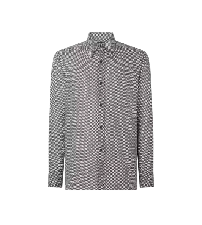 Polka Dot Fluid Fit Shirt