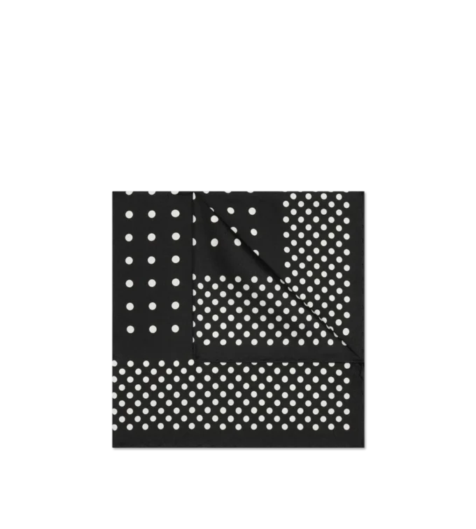 Polka Dot Frame Pocket Square